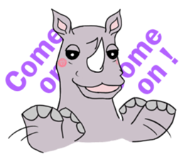 About four+1 animal friends ! sticker #6986649