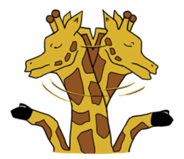 About four+1 animal friends ! sticker #6986666