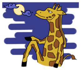 About four+1 animal friends ! sticker #6986670