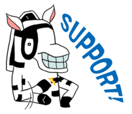 About four+1 animal friends ! sticker #6986673