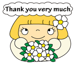 Love Lovely Girl! Hana-chan no.2 Japan sticker #6987048