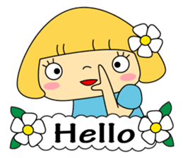 Love Lovely Girl! Hana-chan no.2 Japan sticker #6987051