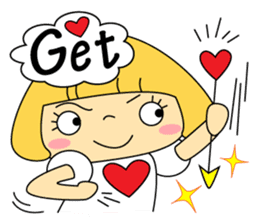 Love Lovely Girl! Hana-chan no.2 Japan sticker #6987057