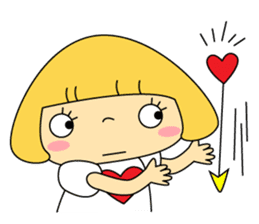 Love Lovely Girl! Hana-chan no.2 Japan sticker #6987058