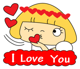 Love Lovely Girl! Hana-chan no.2 Japan sticker #6987060