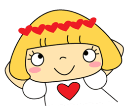 Love Lovely Girl! Hana-chan no.2 Japan sticker #6987061