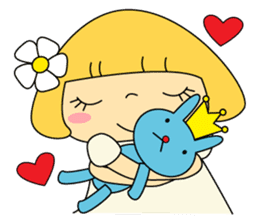 Love Lovely Girl! Hana-chan no.2 Japan sticker #6987066