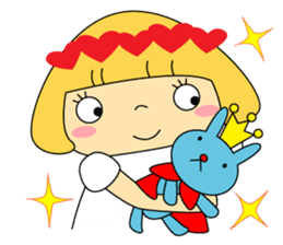 Love Lovely Girl! Hana-chan no.2 Japan sticker #6987067