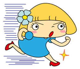 Love Lovely Girl! Hana-chan no.2 Japan sticker #6987070