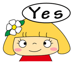 Love Lovely Girl! Hana-chan no.2 Japan sticker #6987085