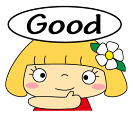 Love Lovely Girl! Hana-chan no.2 Japan sticker #6987086