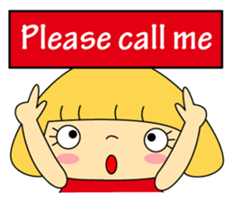 Love Lovely Girl! Hana-chan no.2 Japan sticker #6987087