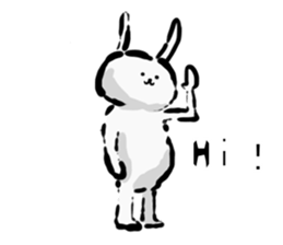 Rabbit superior(English version) sticker #6987088