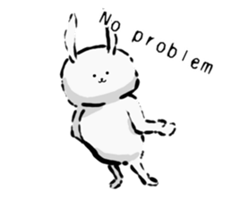 Rabbit superior(English version) sticker #6987089