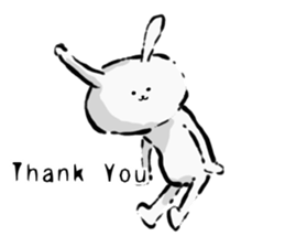 Rabbit superior(English version) sticker #6987093