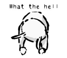 Rabbit superior(English version) sticker #6987096