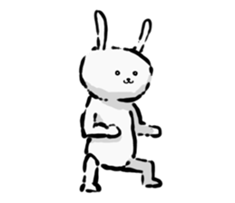 Rabbit superior(English version) sticker #6987098