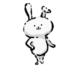 Rabbit superior(English version) sticker #6987100