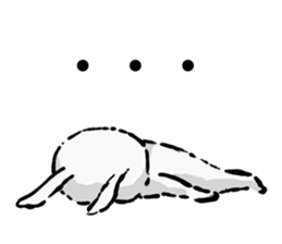 Rabbit superior(English version) sticker #6987108