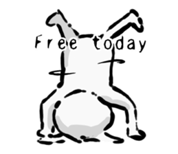 Rabbit superior(English version) sticker #6987118