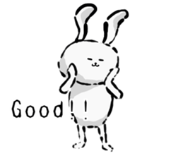 Rabbit superior(English version) sticker #6987120