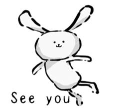 Rabbit superior(English version) sticker #6987136