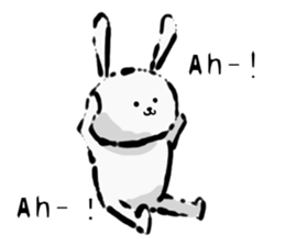 Rabbit superior(English version) sticker #6987152