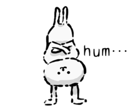 Rabbit superior(English version) sticker #6987154