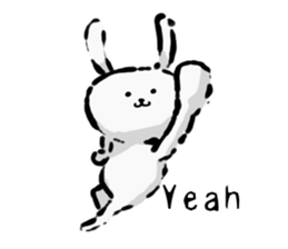 Rabbit superior(English version) sticker #6987158