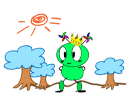 Green_naught sticker #6987097