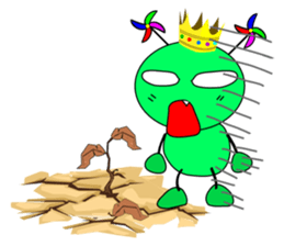 Green_naught sticker #6987107