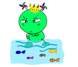 Green_naught sticker #6987127