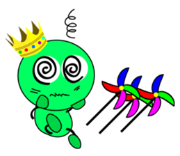 Green_naught sticker #6987139