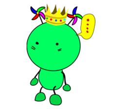 Green_naught sticker #6987151