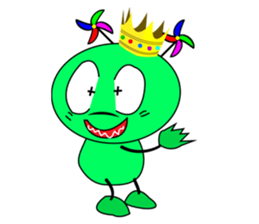 Green_naught sticker #6987163