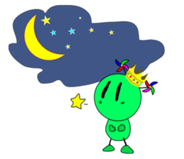 Green_naught sticker #6987165