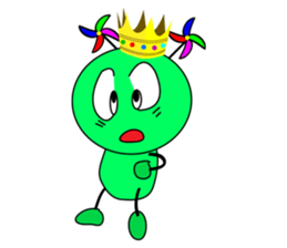 Green_naught sticker #6987167