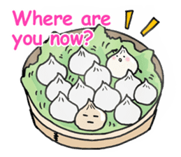 Piping hot xiaolongbao sticker #6987240