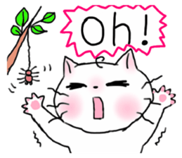 A white cat and cats of the friend part2 sticker #6987463