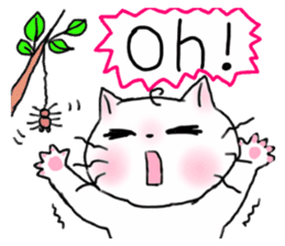 A white cat and cats of the friend part2 sticker #6987463