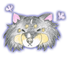 Shelties of cute eyebrows part2 sticker #6987613