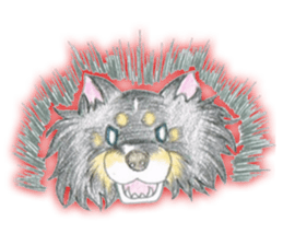 Shelties of cute eyebrows part2 sticker #6987614