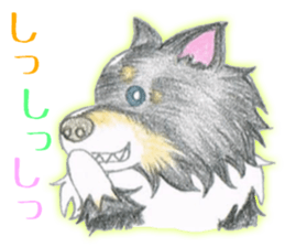 Shelties of cute eyebrows part2 sticker #6987620