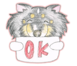 Shelties of cute eyebrows part2 sticker #6987630