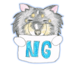 Shelties of cute eyebrows part2 sticker #6987631