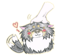 Shelties of cute eyebrows part2 sticker #6987636