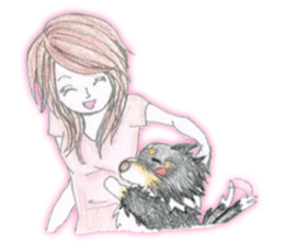 Shelties of cute eyebrows part2 sticker #6987637