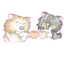 Shelties of cute eyebrows part2 sticker #6987640