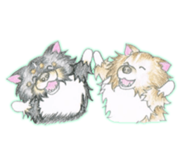 Shelties of cute eyebrows part2 sticker #6987641