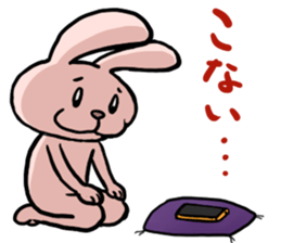 Lonely rabbit -Bocci dedicated sticker- sticker #6988702